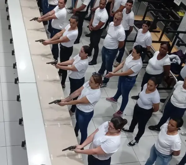 Sala de aula da UZIL usada nos cursos de segurança privada